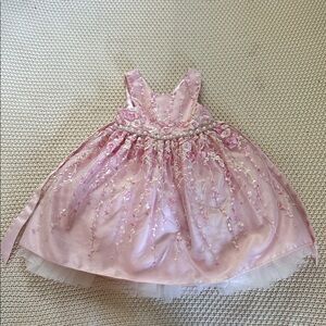 American Princess Pink Floral Kids Dress